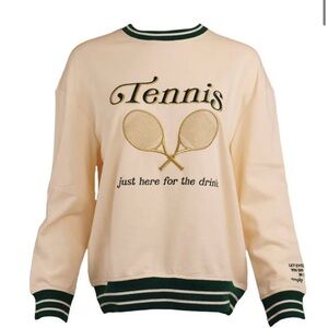 NWT Simply Southern Tennis Sweatshirt - Large